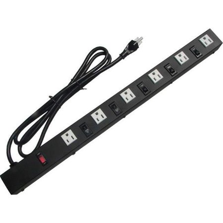 E-DUSTRY e-dustry EPS-2066MN 24 in. 6 Outlet Metal Power Strip EPS-2066MN